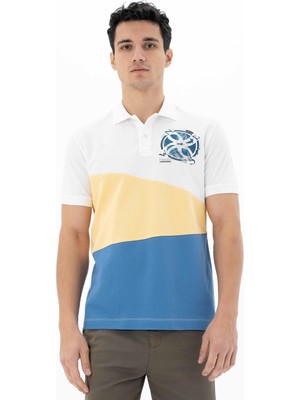 Ar-ma Erkek Polo Yaka Tişört Resim Baskili Regular Fit Çift Toplama Penye Pike Y25374351001