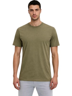 Ar-ma Erkek Bisiklet Yaka Tişört Baskisiz Basic Regular Fit Penye Full Süprem Y31344473002
