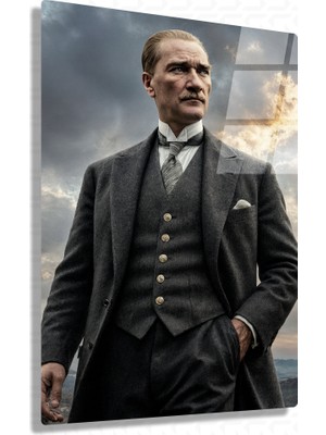 Sevgili Cam Azim – Mustafa Kemal Atatürk – Cam Tablo