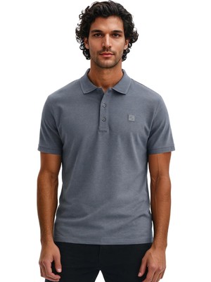Ar-ma Erkek Polo Yaka Tişört Baskisiz Basic Regular Fit Çift Toplama Penye Pike Y31374357302