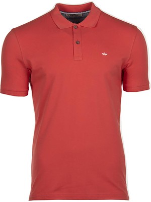 Ar-ma Erkek Polo Yaka Tişört Baskisiz Basic Regular Fit Tek Toplama Licrali Pike Y9TYO7992