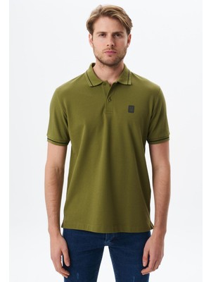Ar-ma Erkek Polo Yaka Tişört Baskisiz Basic Regular Fit Çift Toplama Penye Pike Y29374354402