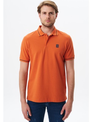 Ar-ma Erkek Polo Yaka Tişört Baskisiz Basic Regular Fit Çift Toplama Penye Pike Y29374354402