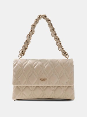 Guess Maxine Kapaklı Kadın Krem Omuz Çantası HWQG9733200-LTA