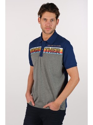 Ar-ma Erkek Polo Yaka Tişört Yazi Baskili Regular Fit Tek Toplama Licrali Pike Y22374301401