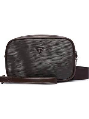 Guess Milano Küçük Erkek Kahverengi Çapraz Çanta HMMIPWP6350-DKB