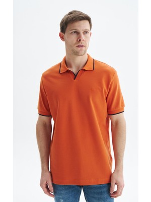 Ar-ma Erkek Polo Yaka Tişört Baskisiz Basic Regular Fit Çift Toplama Penye Pike Y29374353802