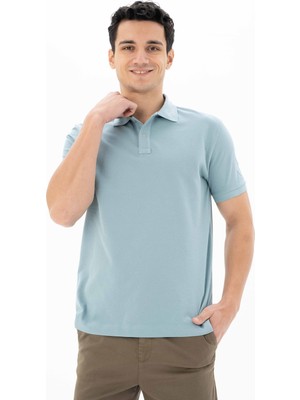Ar-ma Erkek Polo Yaka Tişört Baskisiz Basic Regular Fit Çift Toplama Penye Pike Y25374351201