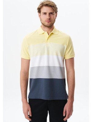 Ar-ma Erkek Polo Yaka Tişört Baskisiz Basic Regular Fit Çift Toplama Penye Pike Y29374355002