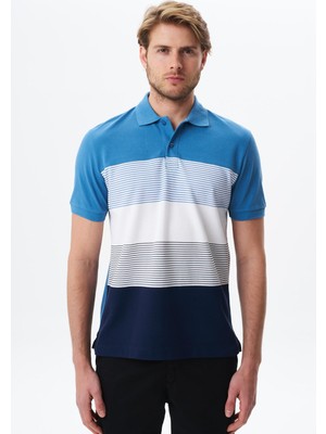 Ar-ma Erkek Polo Yaka Tişört Baskisiz Basic Regular Fit Çift Toplama Penye Pike Y29374355002