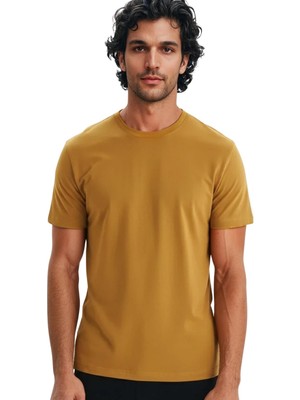Ar-ma Erkek Bisiklet Yaka Tişört Baskisiz Basic Regular Fit Penye Süprem Y31344408202