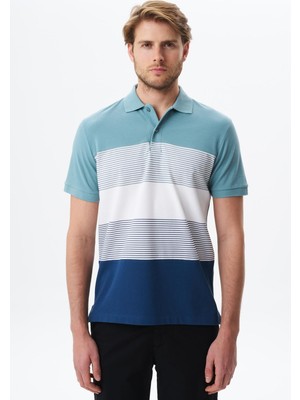 Ar-ma Erkek Polo Yaka Tişört Baskisiz Basic Regular Fit Çift Toplama Penye Pike Y29374355002
