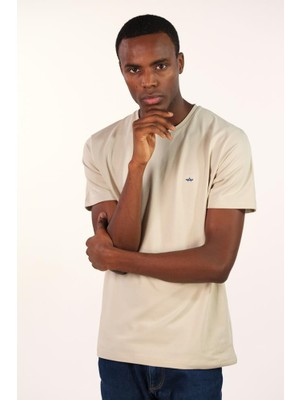 Ar-ma Erkek Bisiklet Yaka Tişört Baskisiz Basic Slim Fit Full Süprem Y22344451101