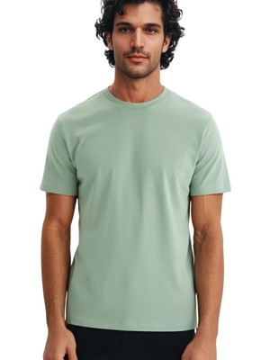 Ar-ma Erkek Bisiklet Yaka Tişört Baskisiz Basic Regular Fit Penye Süprem Y31344408202