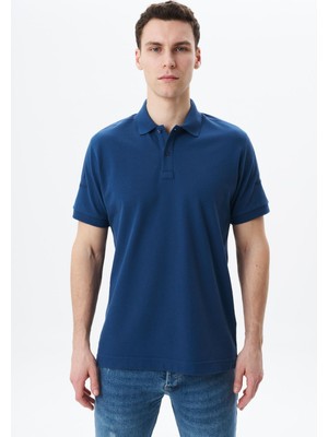 Ar-ma Erkek Polo Yaka Tişört Baskisiz Basic Regular Fit Çift Toplama Penye Pike Y29374355202