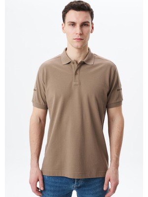 Ar-ma Erkek Polo Yaka Tişört Baskisiz Basic Regular Fit Çift Toplama Penye Pike Y29374355202