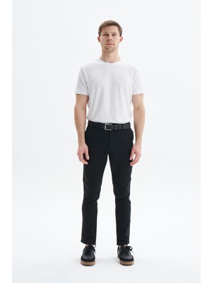 Ar-ma Erkek Pantalon Chino Baskisiz Basic Ön Ve Arka Cepli Pantolon Slim Fit Denim Chambre K9PCD0526