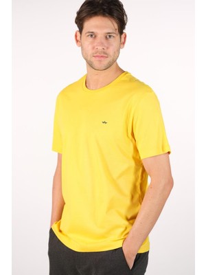 Ar-ma Erkek Bisiklet Yaka Tişört Baskisiz Basic Regular Fit Penye Süprem Y22344400001