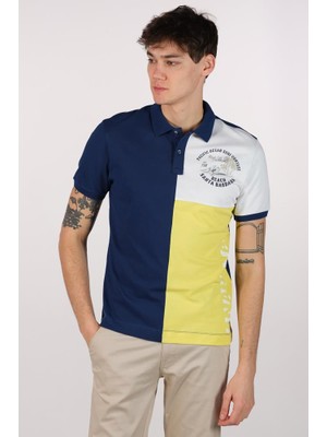 Ar-ma Erkek Polo Yaka Tişört Yazi Baskili Regular Fit Tek Toplama Licrali Pike Y22374303101