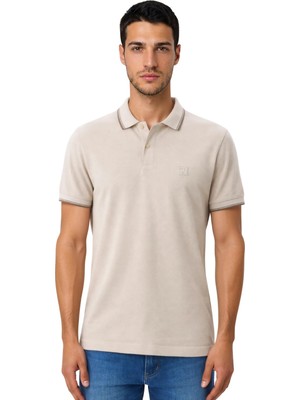 Ar-ma Erkek Polo Yaka Tişört Baskisiz Basic Regular Fit Çift Toplama Penye Pike Y31374357102