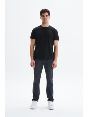 Ar-ma Erkek Pantalon Chino Baskisiz Basic Ön Ve Arka Cepli Pantolon Slim Fit Denim Chambre K9PPD0520