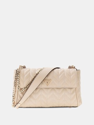 Guess Stacey Dönüştürülebilir Kapaklı Kadın Pembe Çapraz Çanta HWGG9741210-LBG