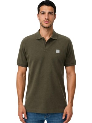 Ar-ma Erkek Polo Yaka Tişört Baskisiz Basic Regular Fit Çift Toplama Penye Pike Y31374358002