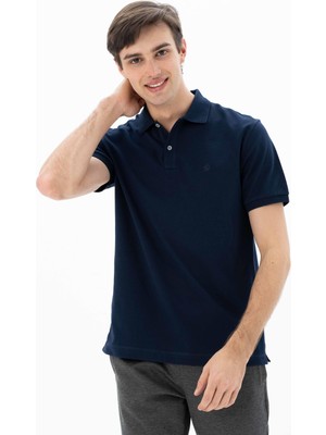 Ar-ma Erkek Polo Yaka Tişört Baskisiz Basic Regular Fit Tek Toplama Licrali Pike Y25374302501