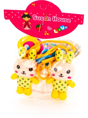 Biem Accessory Biem Tavşanlı Lastik Toka Sarı