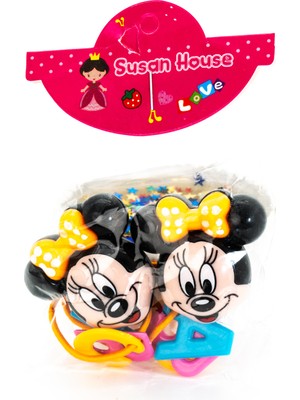Biem Accessory Biem Mickey Mouse Lastik Toka Turuncu