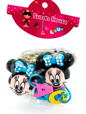 Biem Accessory Biem Mickey Mouse Lastik Toka Mavi