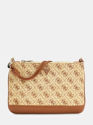 Guess Kirsten Düz Tasarım Kadın Kahverengi El Çantası PW7576P6322-NRC