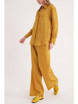 Societa Hardal Kraşlı pantalon gömlek takım 12352