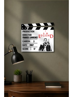 Gişe Arts Klaket Tablo / Duvar Dekoru - Ben Efsaneyim (I Am Legend)