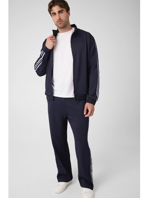 Guess Vicktor Straight Leg Erkek Lacivert Eşofman Altı Z6YB19K5011-G7V2