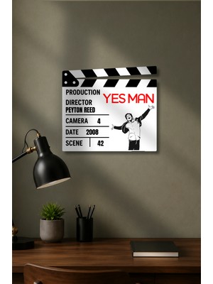 Gişe Arts Klaket Tablo / Duvar Dekoru - Yes Man (Bay Evet)