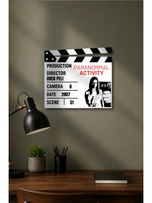 Gişe Arts Klaket Tablo / Duvar Dekoru - Paranormal Activity (Paranormal Aktivite)