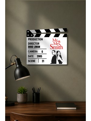 Gişe Arts Klaket Tablo / Duvar Dekoru - Mr. & Mrs. Smith (Bay ve Bayan Smith)