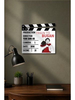 Gişe Arts Klaket Tablo / Duvar Dekoru - Zombi Ekspresi (Train To Busan)