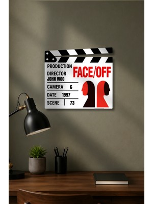 Gişe Arts Klaket Tablo / Duvar Dekoru - Face/off (Yüz/yüze)