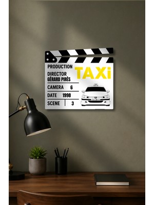 Gişe Arts Klaket Tablo / Duvar Dekoru - Taksi (Taxi)