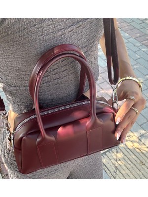 Bordo Baget Çanta