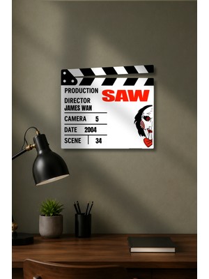 Gişe Arts Klaket Tablo / Duvar Dekoru -  Saw (Testere) 2