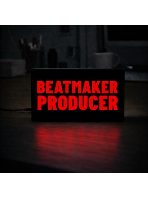Gişe Arts Masa Lambası - Beatmaker Producer Adaptörlü Dekoratif & Hediyelik Lamba 2