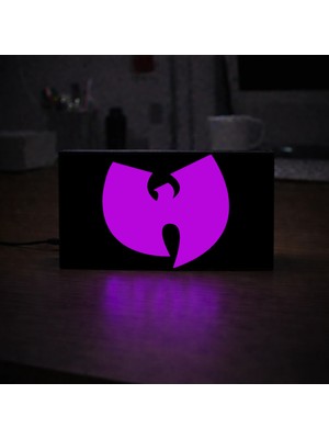 Gişe Arts Masa Lambası - Wu-Tang Clan Adaptörlü Dekoratif & Hediyelik Lamba 2