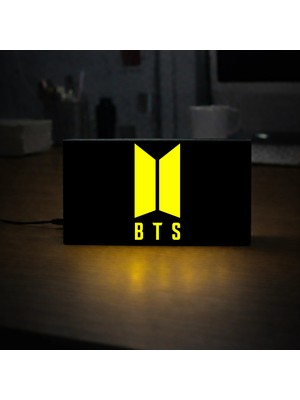 Gişe Arts Masa Lambası - Bts Adaptörlü Dekoratif & Hediyelik Lamba 2