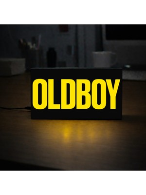 Gişe Arts Masa Lambası - Ihtiyar Delikanlı (Oldboy) Adaptörlü Dekoratif & Hediyelik Lamba 2