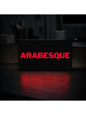Gişe Arts Masa Lambası - Arabesque Adaptörlü Dekoratif & Hediyelik Lamba 2