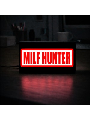 Gişe Arts Masa Lambası - Milf Hunter Adaptörlü Dekoratif & Hediyelik Lamba 2