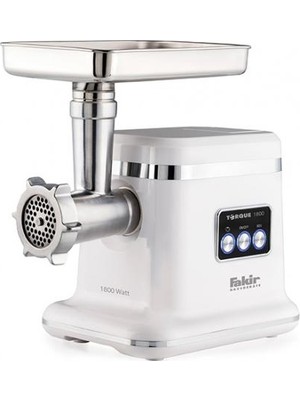 Fakir Torque 1800 Watt Beyaz Kıyma Makinası Paslanmaz Çelik ile Yüksek Performans ve Fonksiyonellik